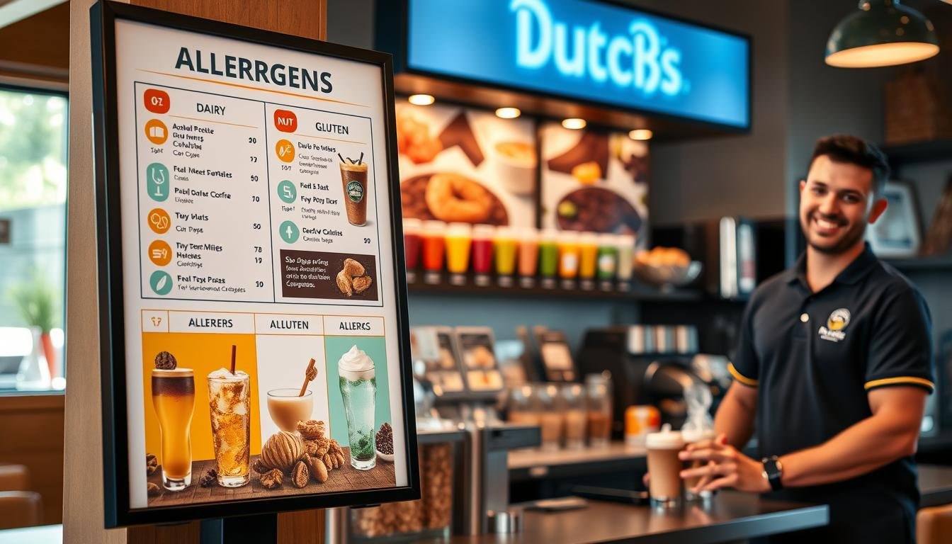 dutch bros allergen menu