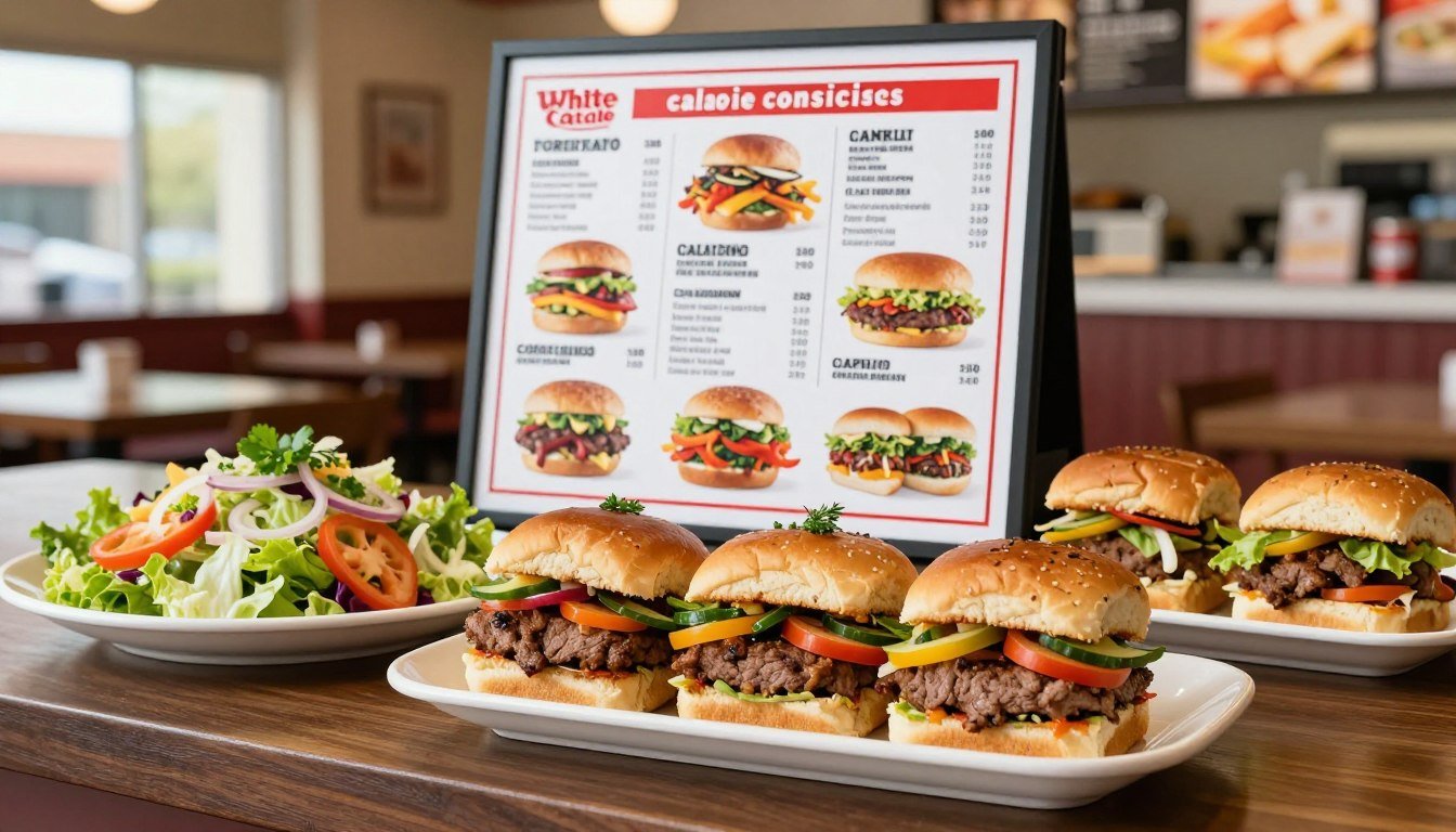 white castle calories menu