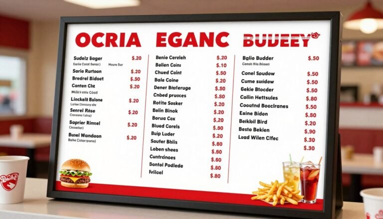 white castle menu prices